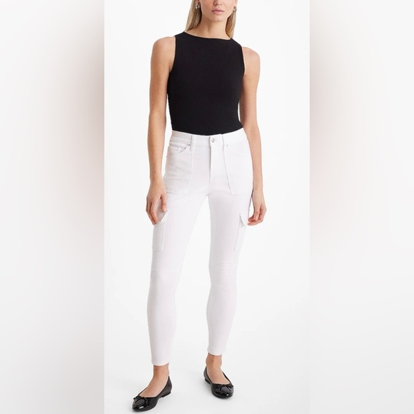 Express Women's White Skinny Jeans NWT - Picture 1 of 11